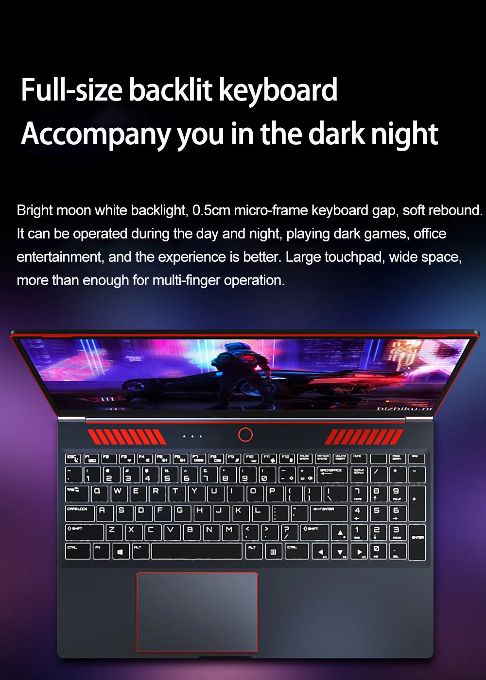 2025 New Gaming Laptop Computer Intel Core i9-10885H i7 8750H GTX1650 4G 16.1 Inch IPS Screen RAM Max 64GB 2*DDR4 2*M.2 NVMe