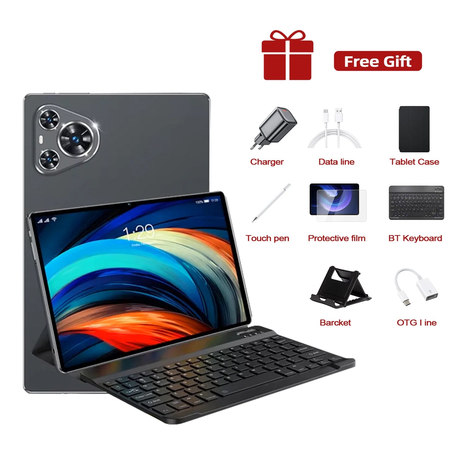 New Tablet Pad 16 Pro 11 inch Android 22GB+2TB Tablets 20000mah Battery Global Version 4G 5G Dual SIM WIFI Tab Kids Tablet PC