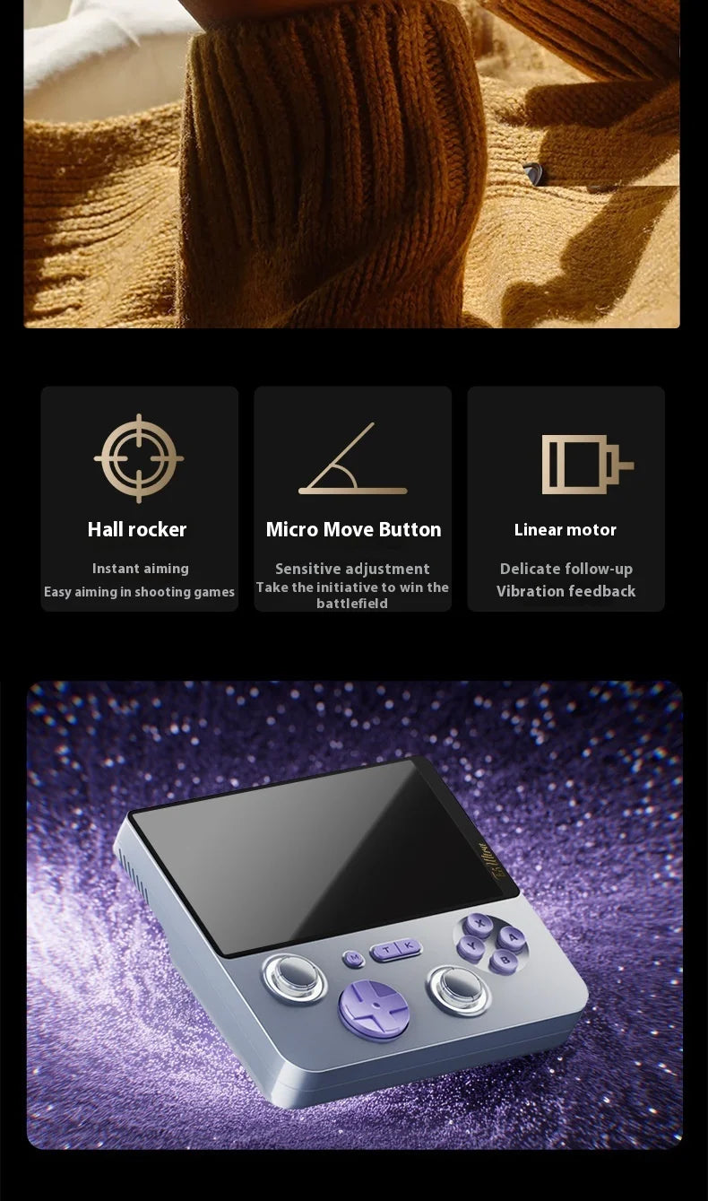 GAMEMT E5 Ultra Gaming Console Hall-Effect Joystick Handheld 5" 1280*720 60Hz IPS Touch Screen 5000mAh Portable Android Consoles