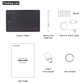 VINSA T1161 Graphics Drawing Tablet Ultra-thin Art Creation Sketch with Battery-free Stylus 8 Pen Nibs 8192 Levels Pressure