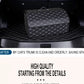 Car Trunk Organizer Box, Large Capacity, Auto Multiuse Tools, Storage Bag, Stowing, Tidying, Leather, Folding for Emergency