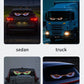 USB Dynamic Devil Eyes Light Car Windshield Dynamic LED Matrix Panel Screen Light for Car Truck Window Decor Lighting 11 Modes